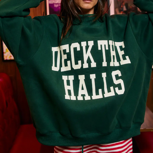 Deck the Halls Reversible Mockneck