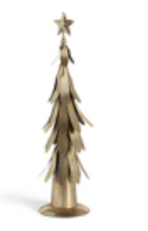 Gold Iron Tabletop Tree
