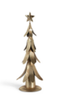 Gold Iron Tabletop Tree