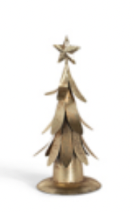 Gold Iron Tabletop Tree