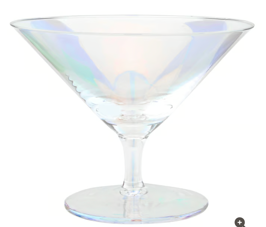 Short Stem Martini Glass Luster