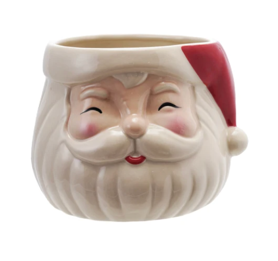 Santa Head Planter
