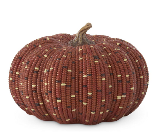 Corn Resin Pumpkin 7.25"