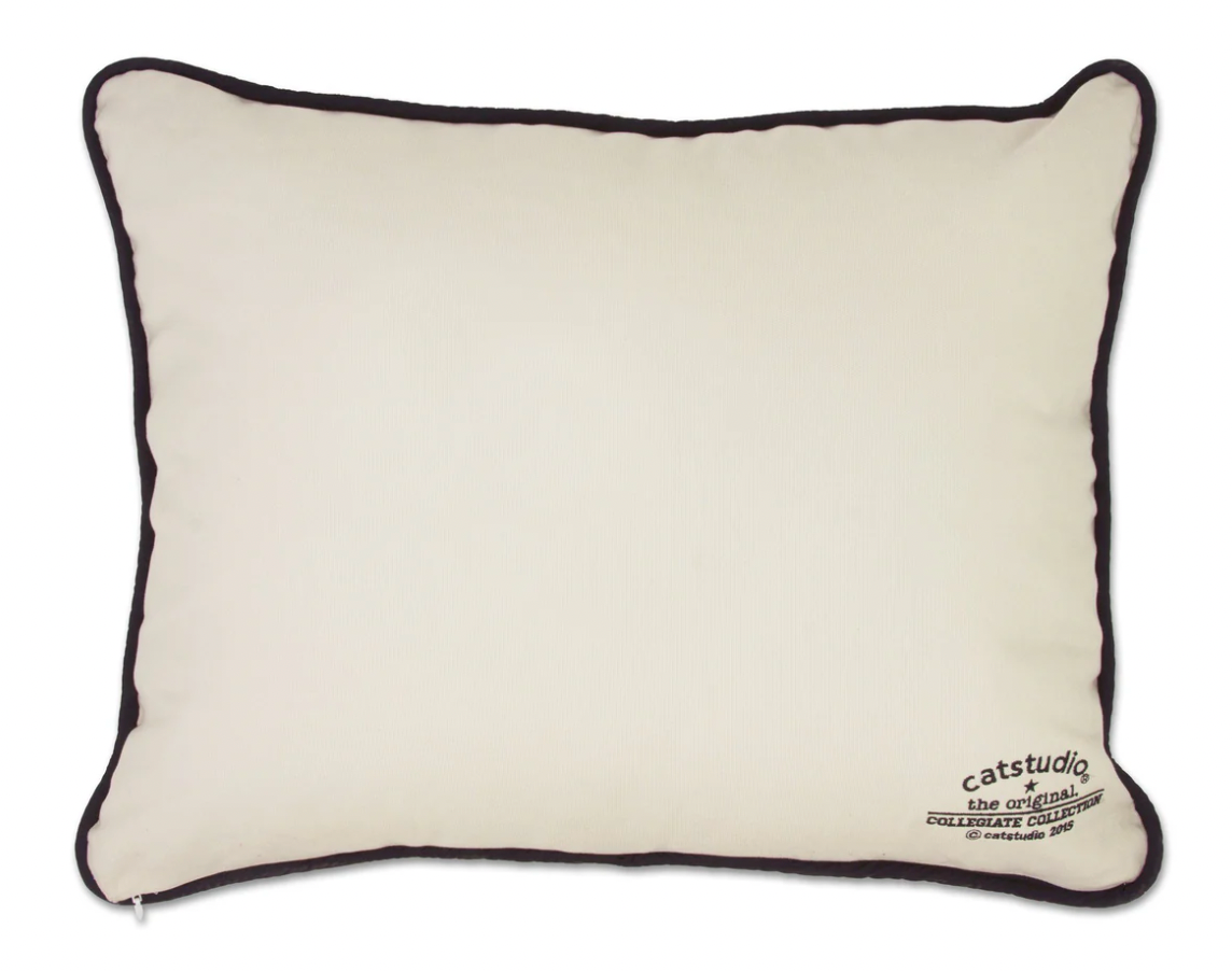 Ole Miss Collegiate Embroidered Pillow