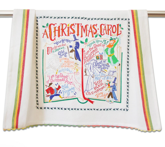 A Christmas Carol Tea Towel
