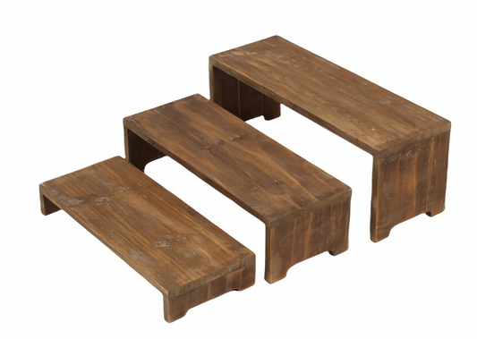 Nested Wooden Table Risers