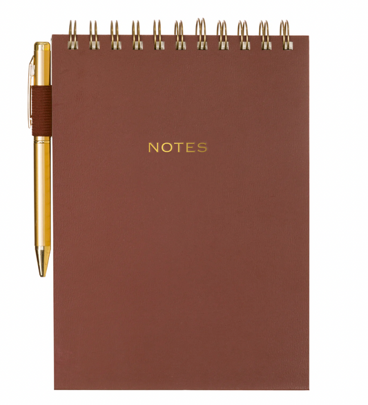 Brown Steno Pen Pad