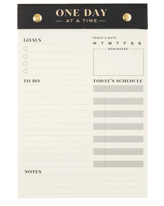 One Day at a Time Undated Planner Pad