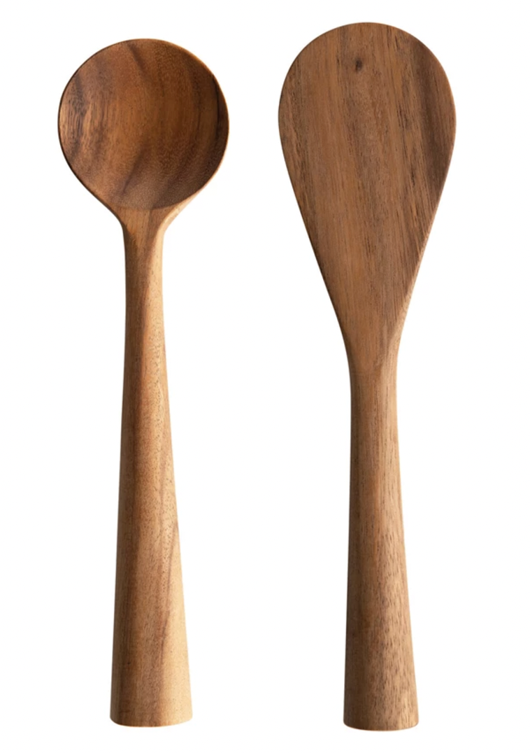 Acacia Wood Standing Spoon