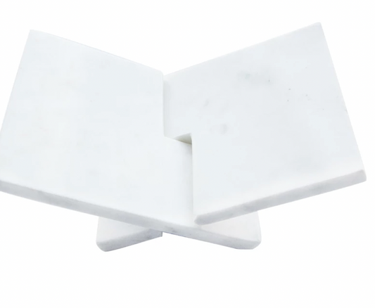 Interlocking Marble Book Holder
