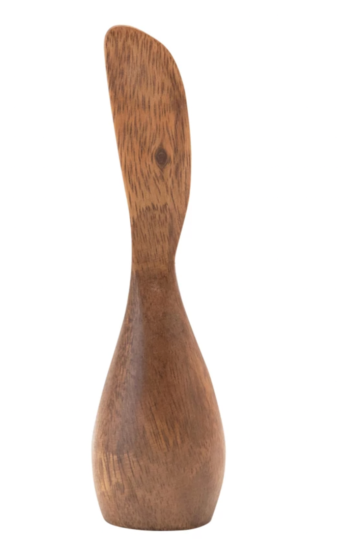 Acacia Wood Standing Canape Knife