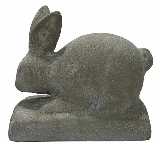 English Garden Cement Rabbit