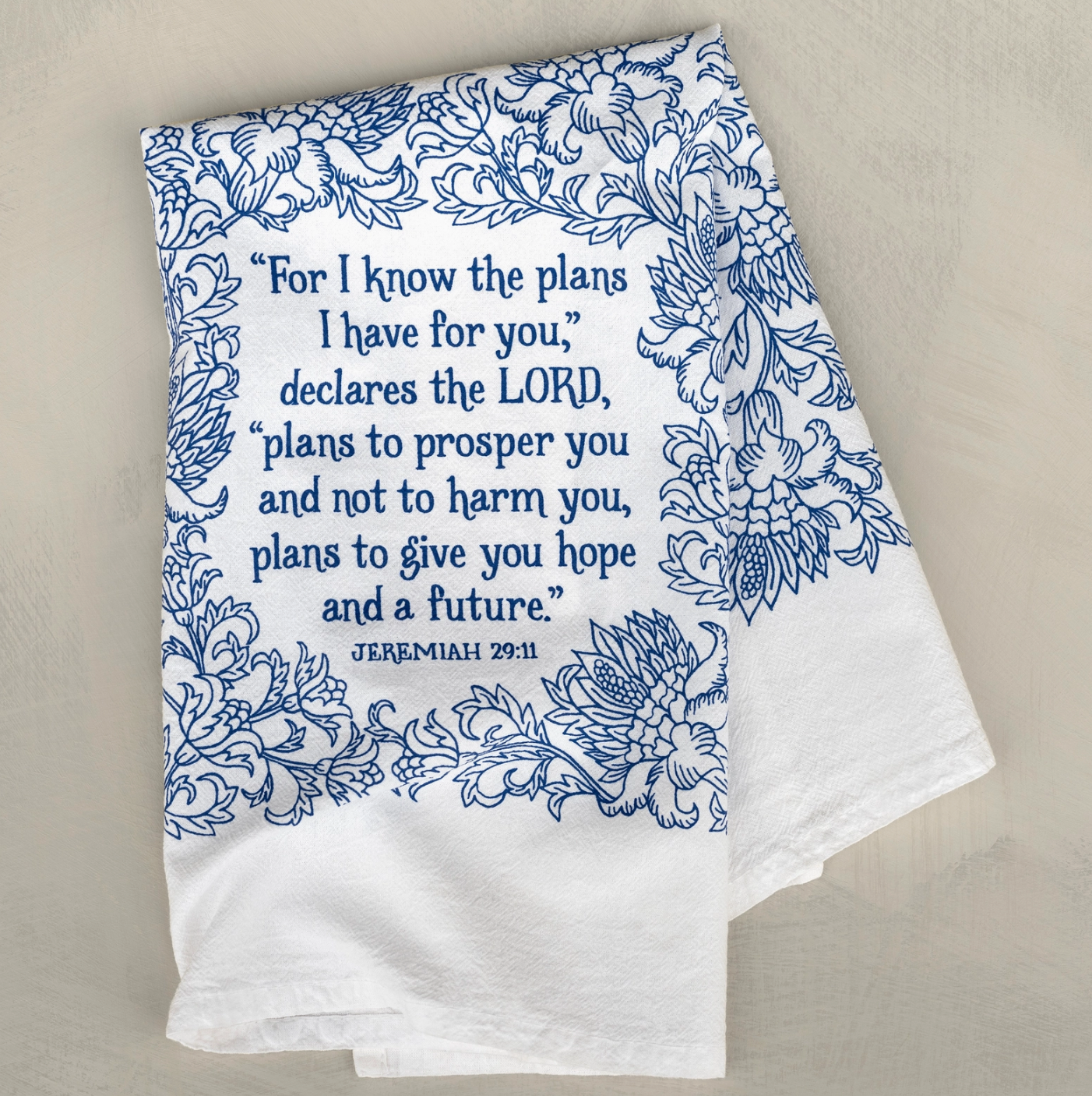 Jeremiah 29:11 Tea Towel
