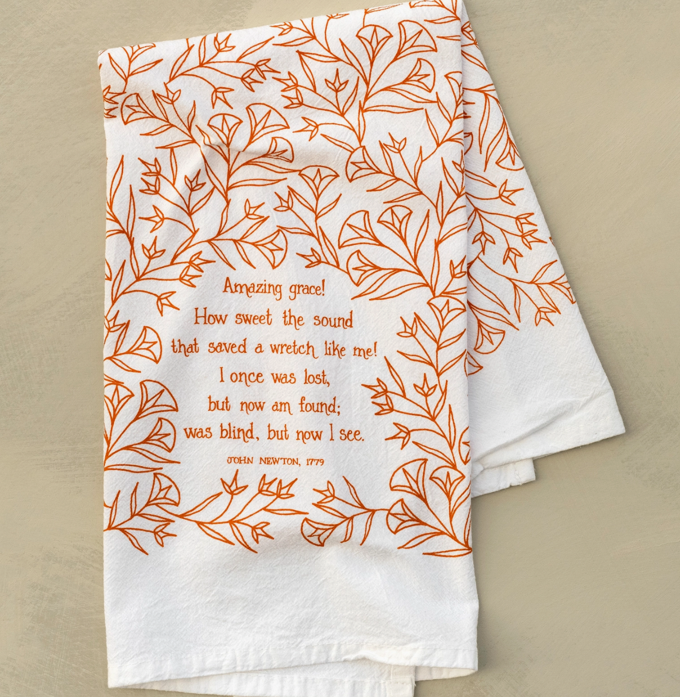 Amazing Grace Tea Towel