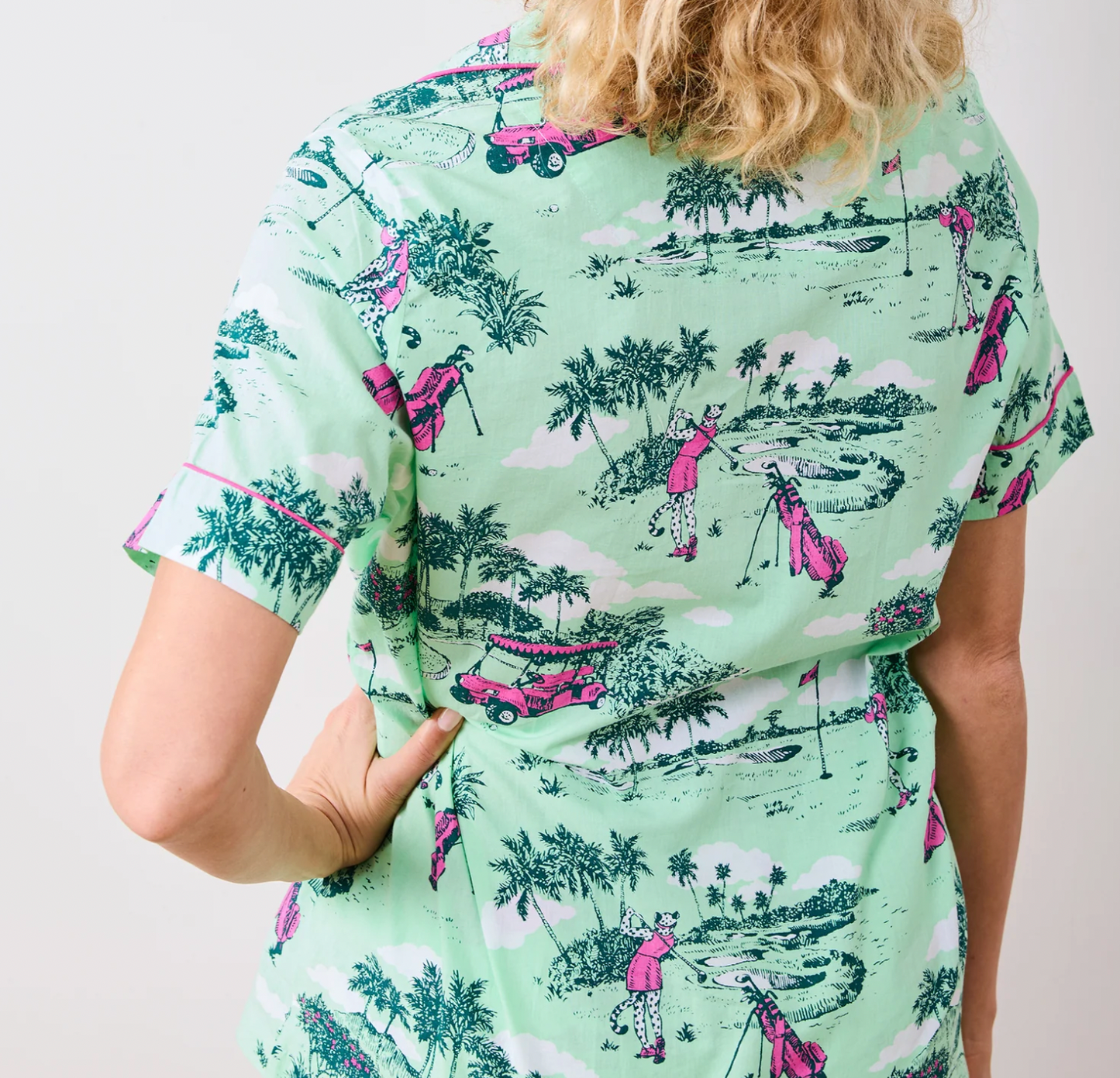 Golf Toile - Short PJ Set