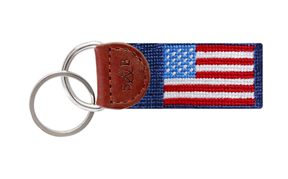American Flag Key Fobs