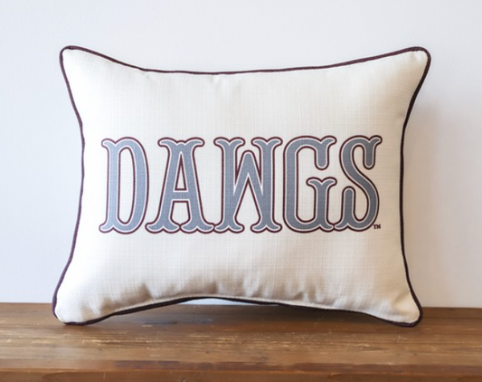 Dawgs Pink Pillow