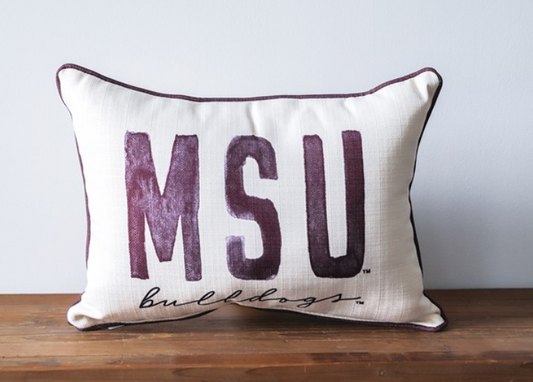 MSU Bulldogs Poster Pillow