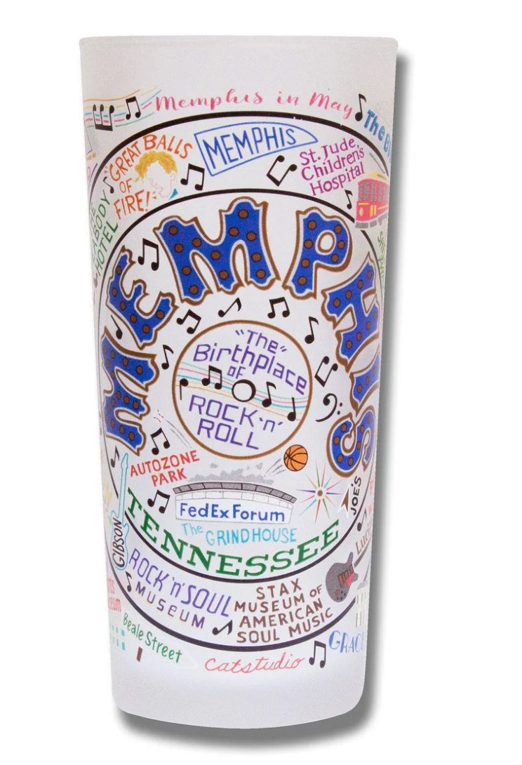 Memphis Drinking Glass