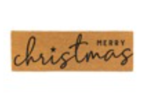 Mini Merry Christmas Doormat