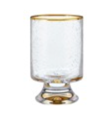 Gold Rim Old Fashioned Glass