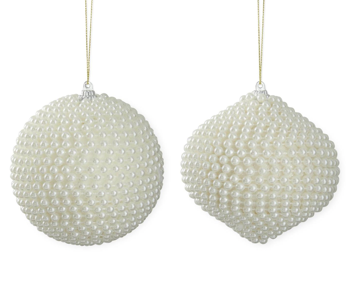 White Pearl Ornaments
