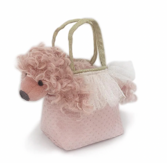 Paris Mauve Poodle Plush Toy