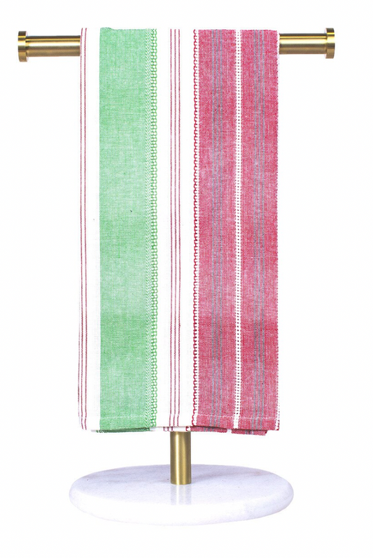 Christmas Stripe Hand Towel