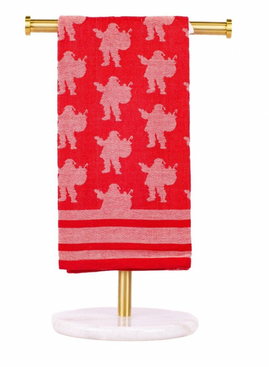 Santa Jacquard Hand Towel