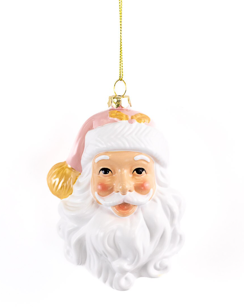 Pink Santa Hat Ornament
