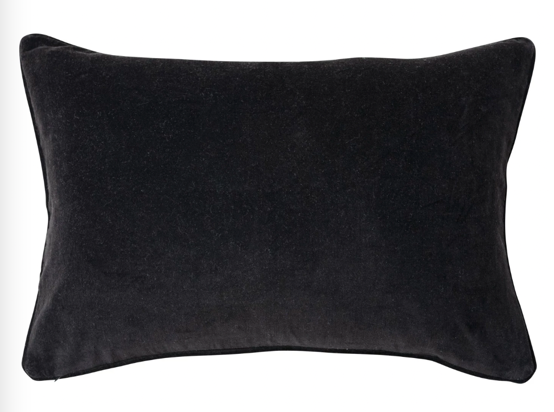 Velvet Print Leopard Pillow