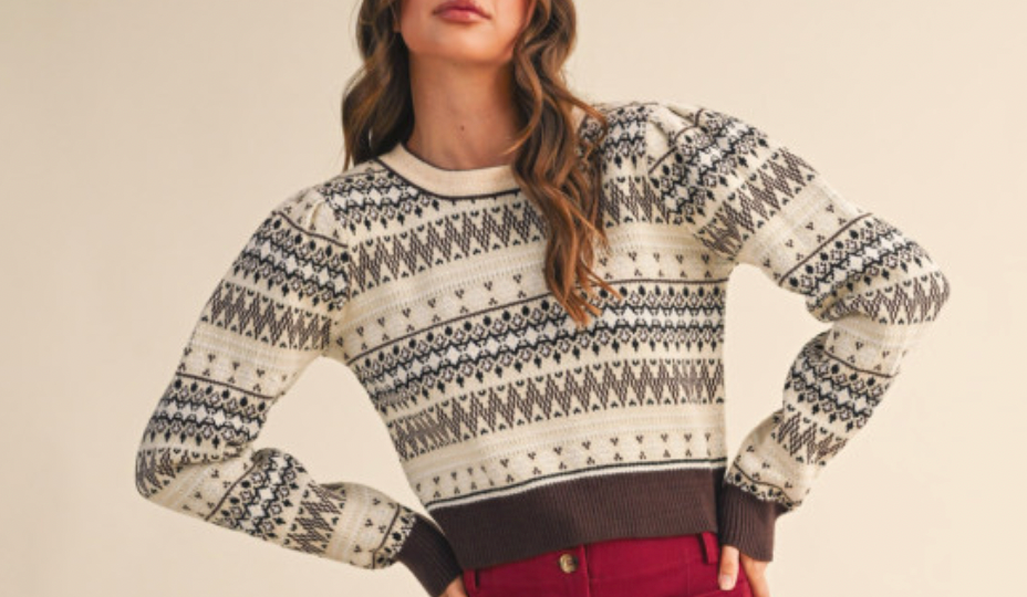 Chestnut Knit Sweater