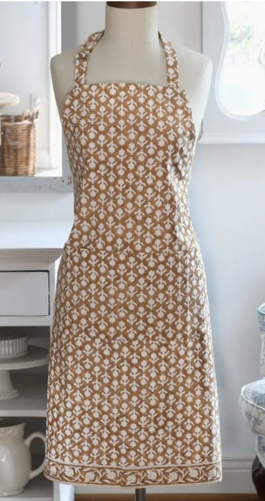 Block Printed Aprons