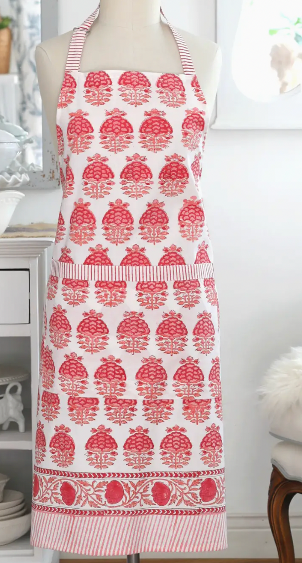 Block Printed Aprons