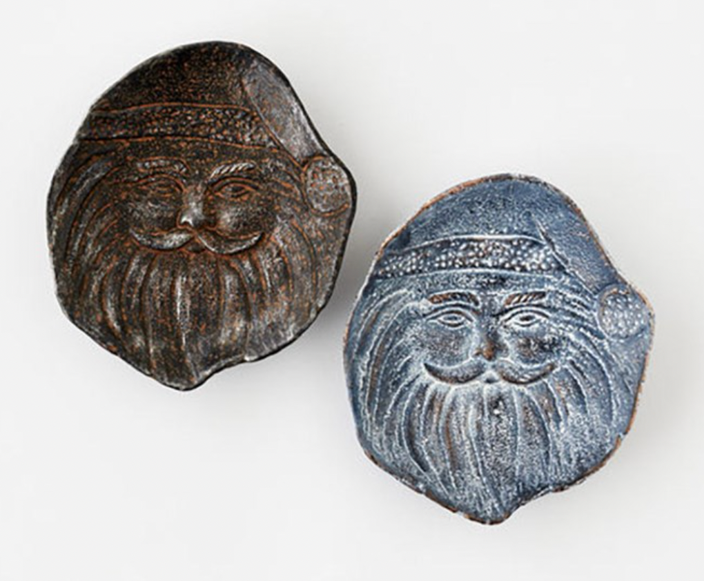 Cast Iron Santa Dish