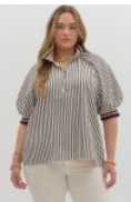 Timeless Stripe Curvy Top