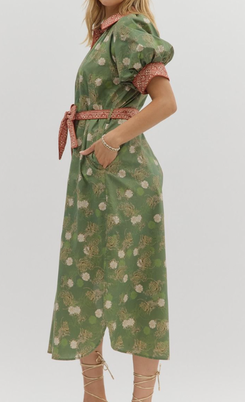 Harvest Hues Midi Dress