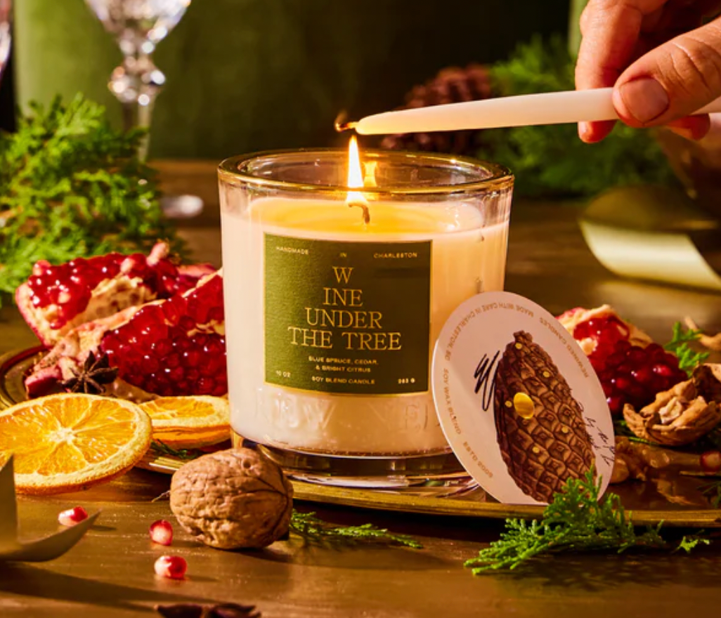 Wine Under the Tree Candle