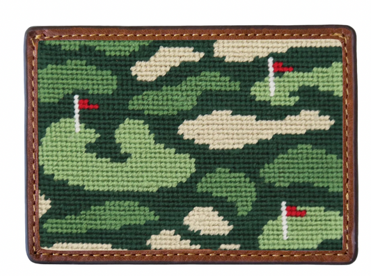 Golfer's Camo Credit Card Wallet