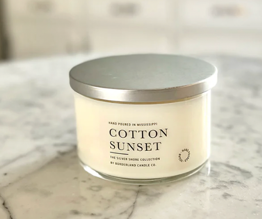 Cotton Sunset 3 Wick Candle
