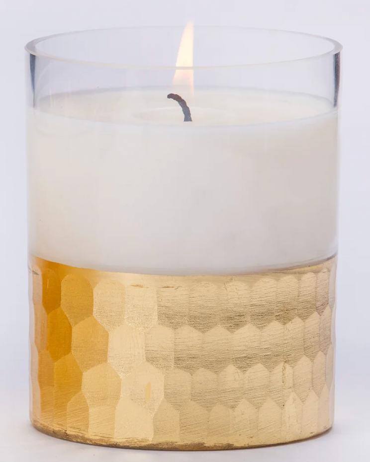 Siberian Fir 12oz Gold  Metallic Candle