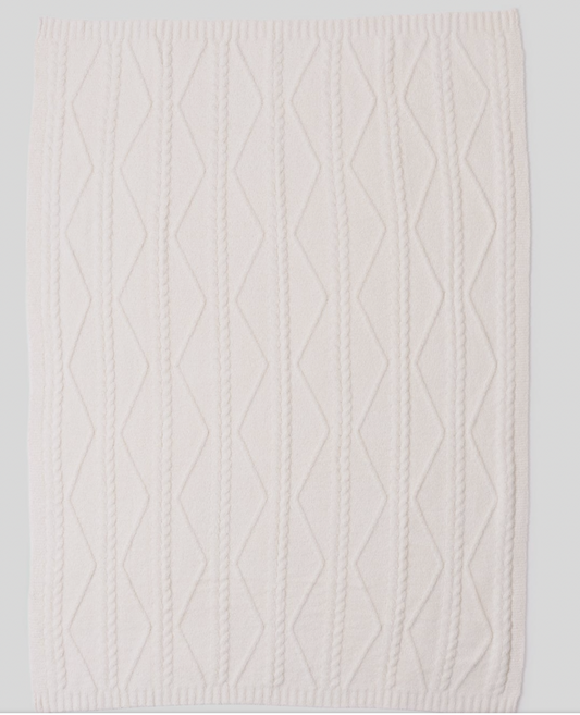 CozyChic Fisherman Cable Throw