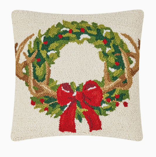 Holiday in the Woods Hook Pillow