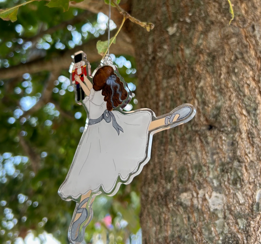 Clara & the Nutcracker Acrylic Ornament