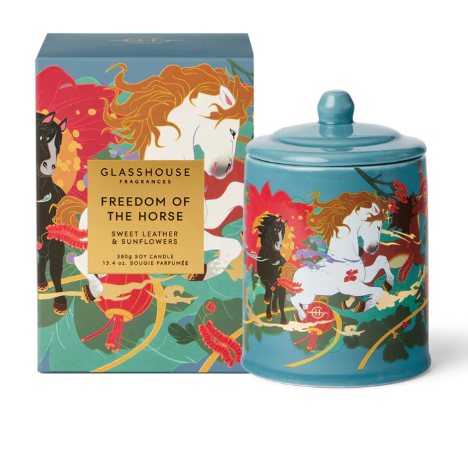 Freedom of the Horse Candle