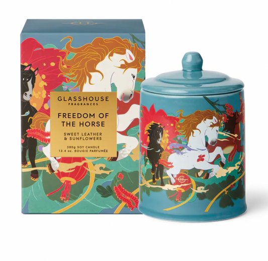 Freedom of the Horse Candle