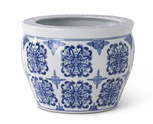 Chinoiserie Pot 11.75"