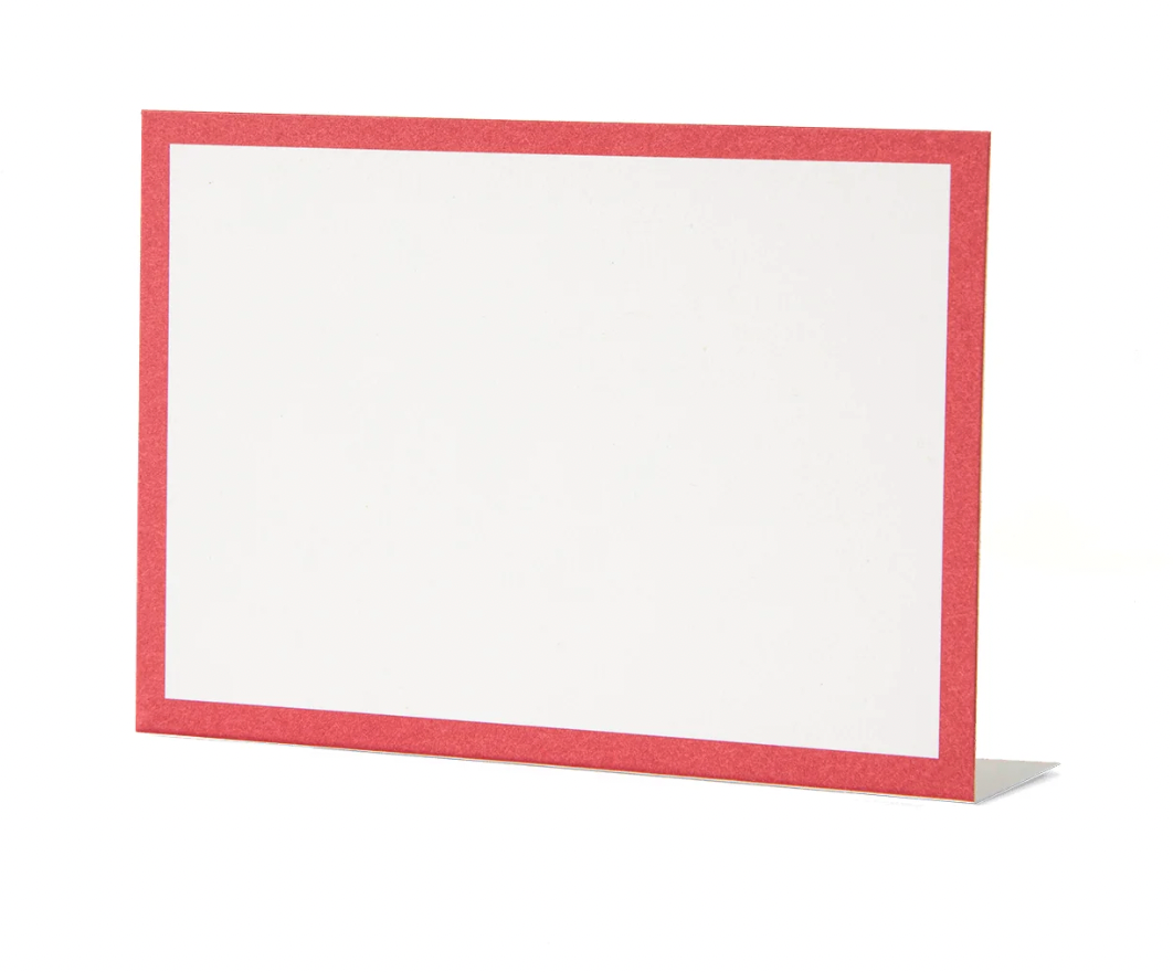 Red Frame Place Card