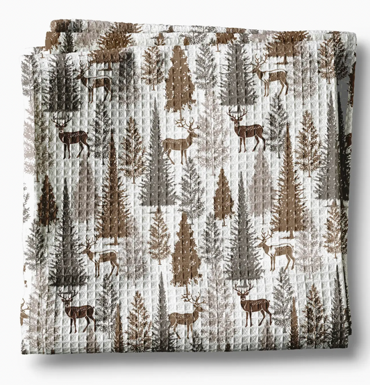 Trees Deer Hunting Towel