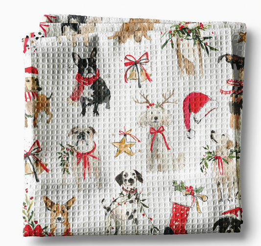Dog Christmas Towel
